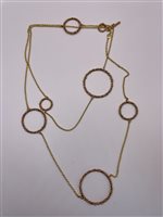 Collana Daniela De Marchi Donna Cerchio in Ottone CL5463 ORA